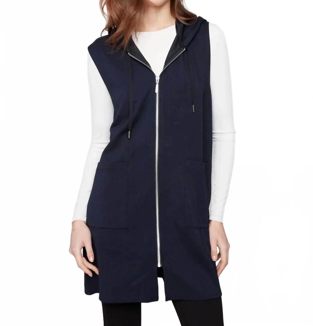 NEW CHARLIE B lp scuba zip front vest in black